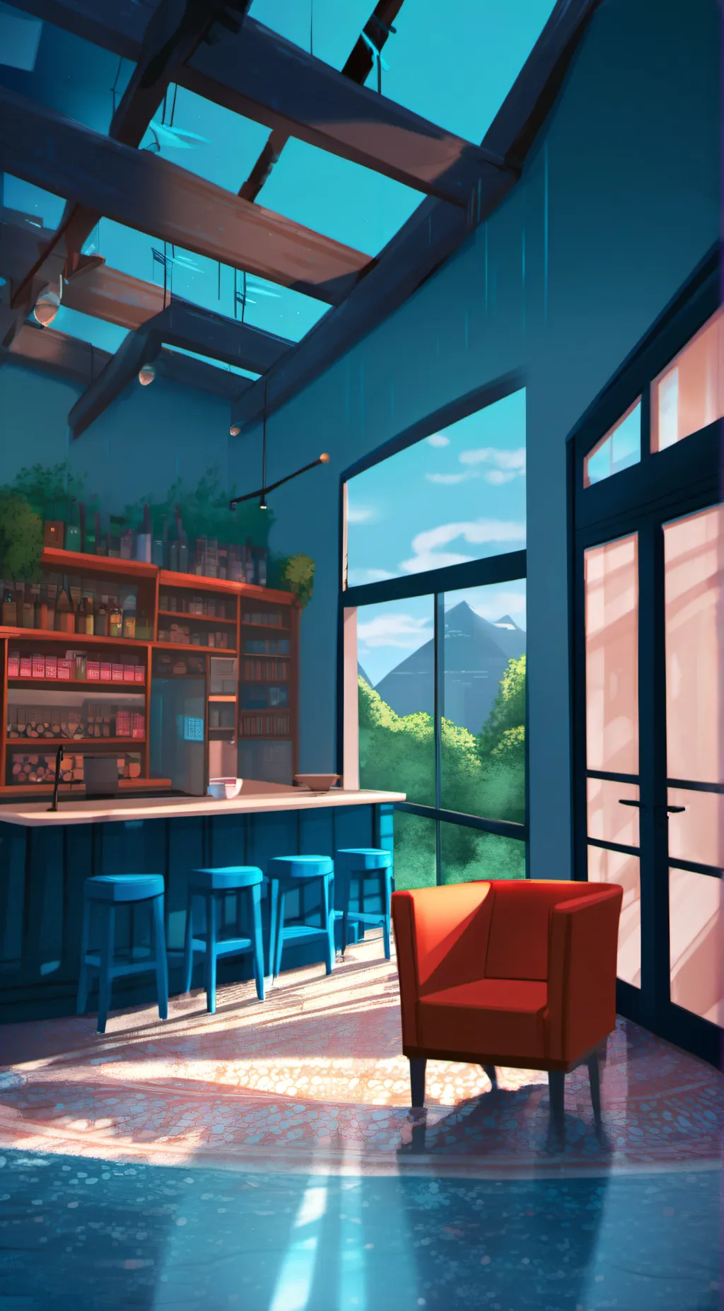 ai character: sussy wussy house background