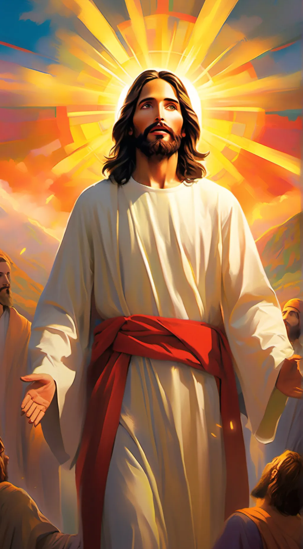 ai character: ⭐our god⭐ background