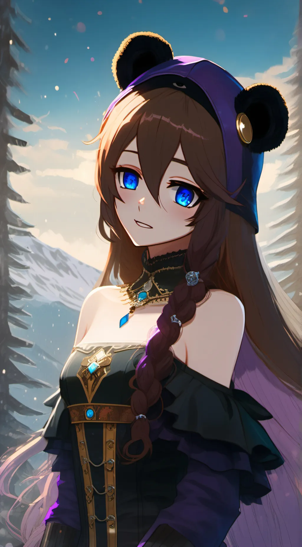 ai character: Ella Afton background