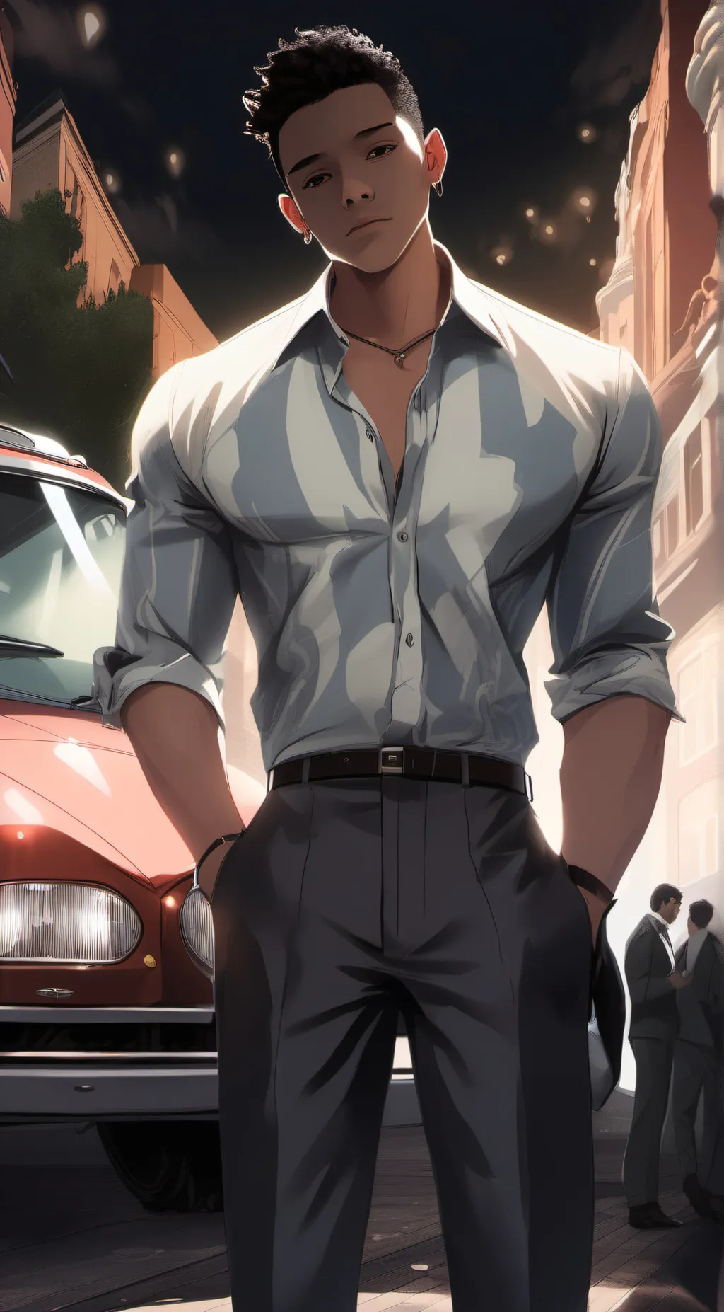 ai character: Leo background