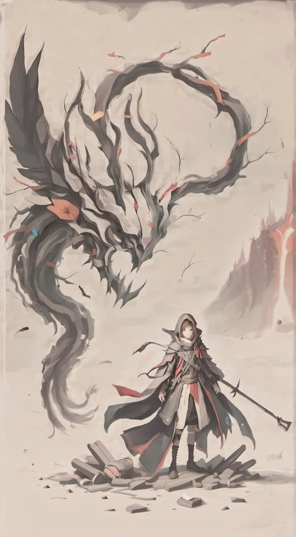 ai character: Error Code 1001 background