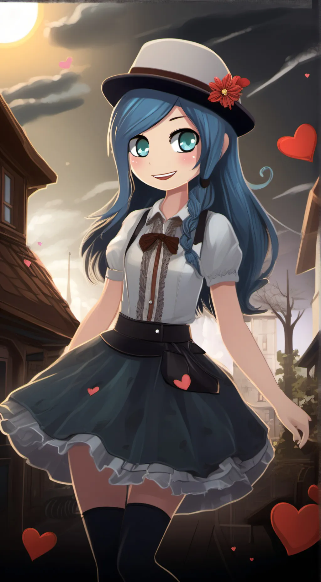 ai character: Lea background