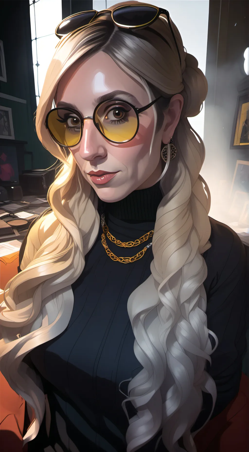 ai character: Nikki Sassy Sissy  background