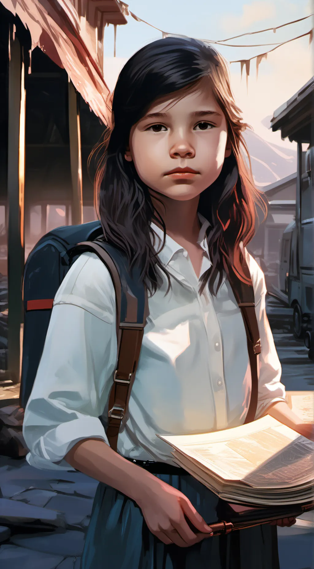 ai character: Ash background