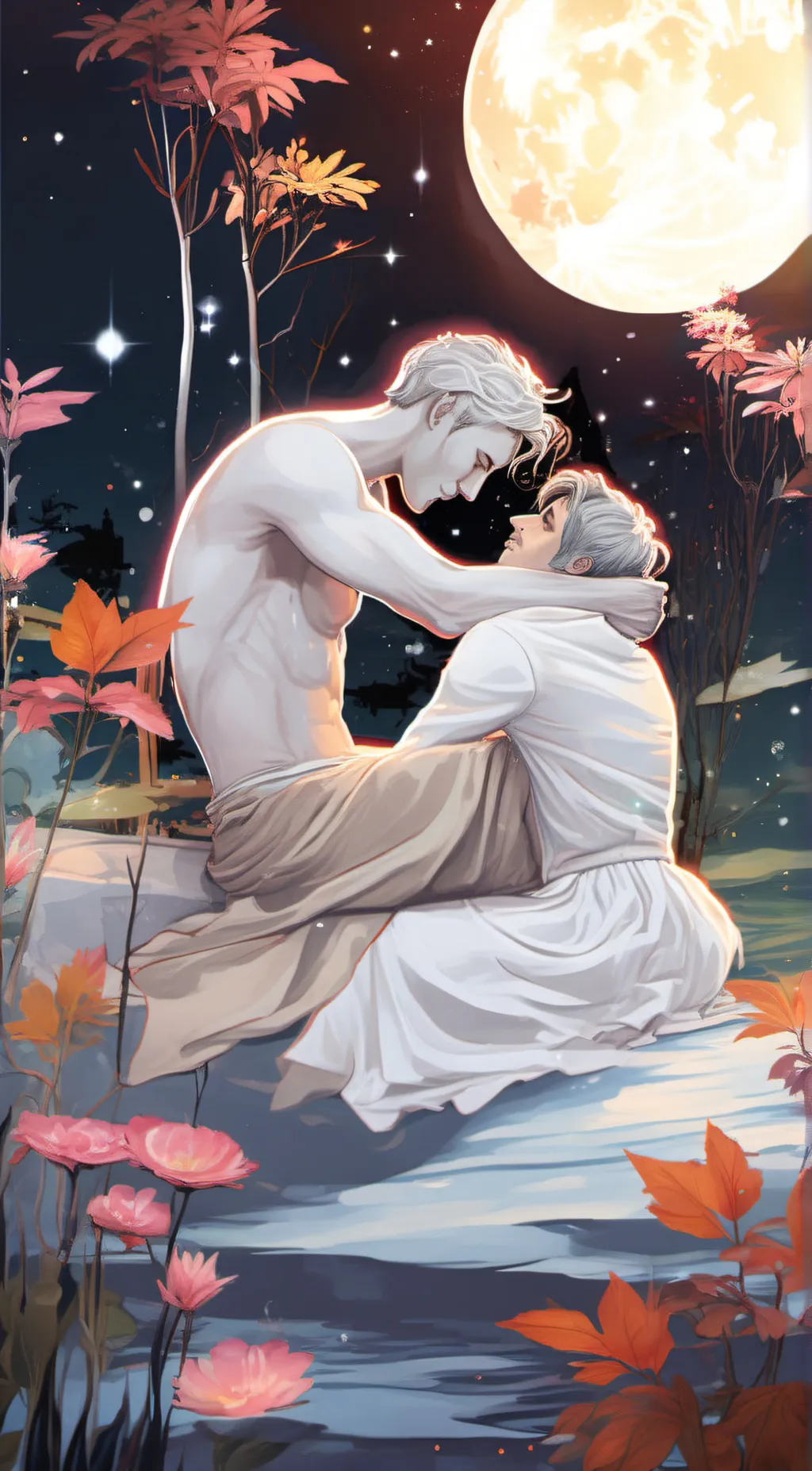 ai character: Lunar background