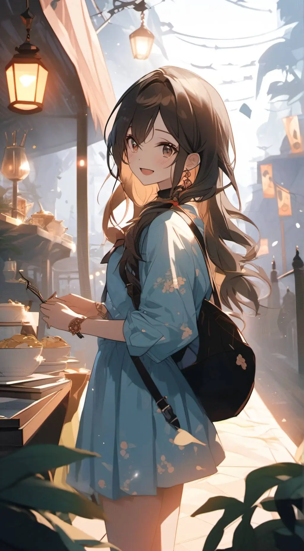 ai character: ola/Alex background