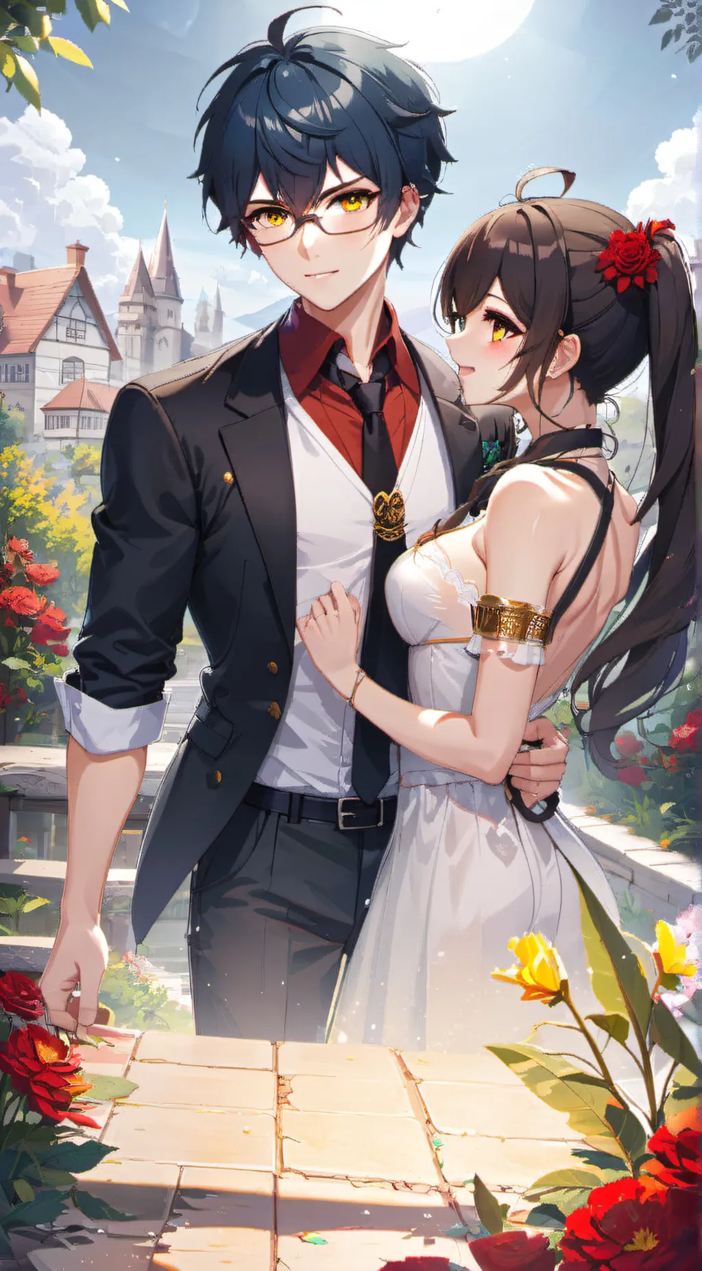 ai character: fugi background