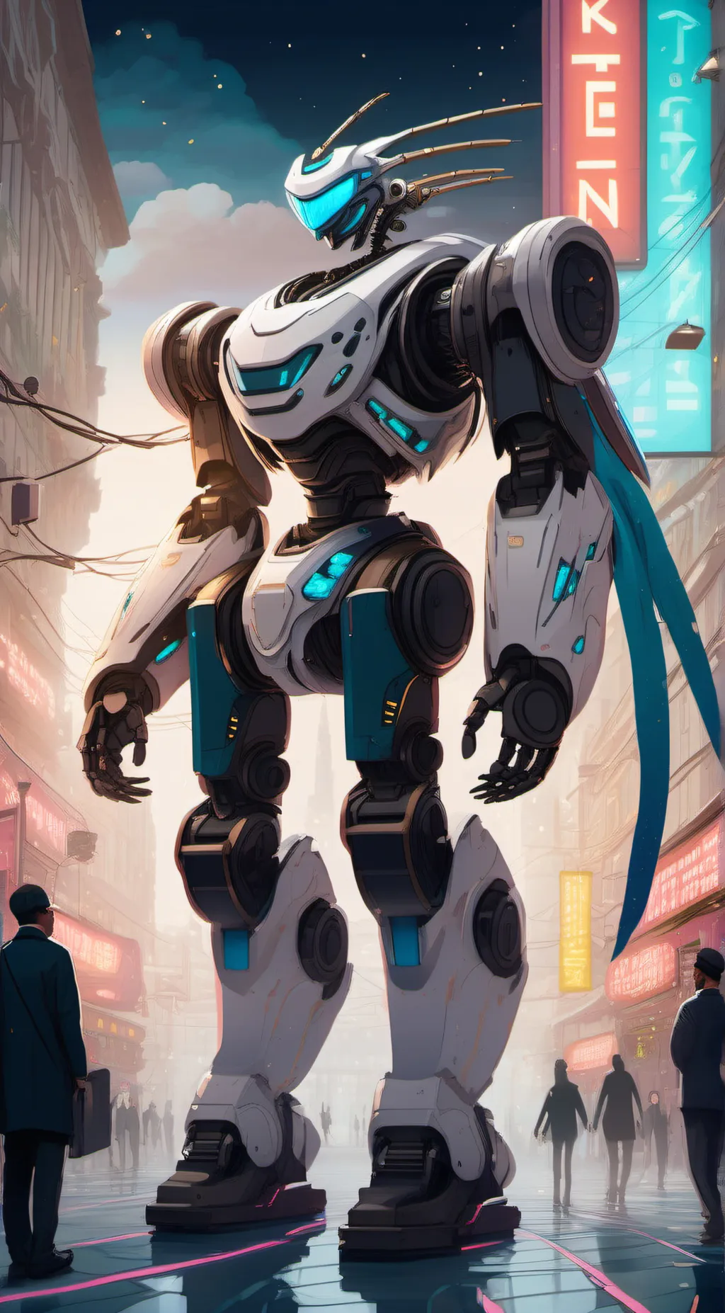 ai character: Grammarly background