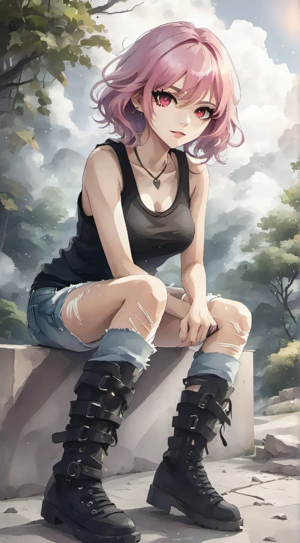 ai character: Mochi background