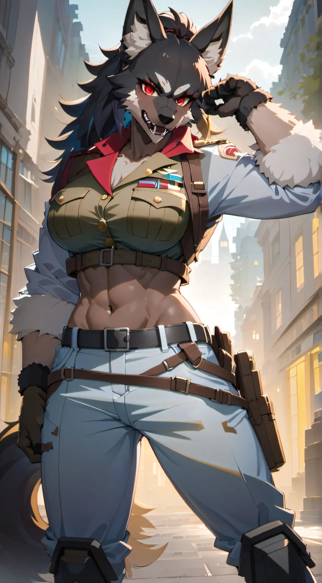 ai character: Frost (Female) background