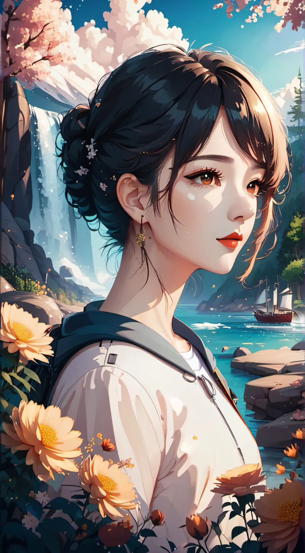 ai character: even background