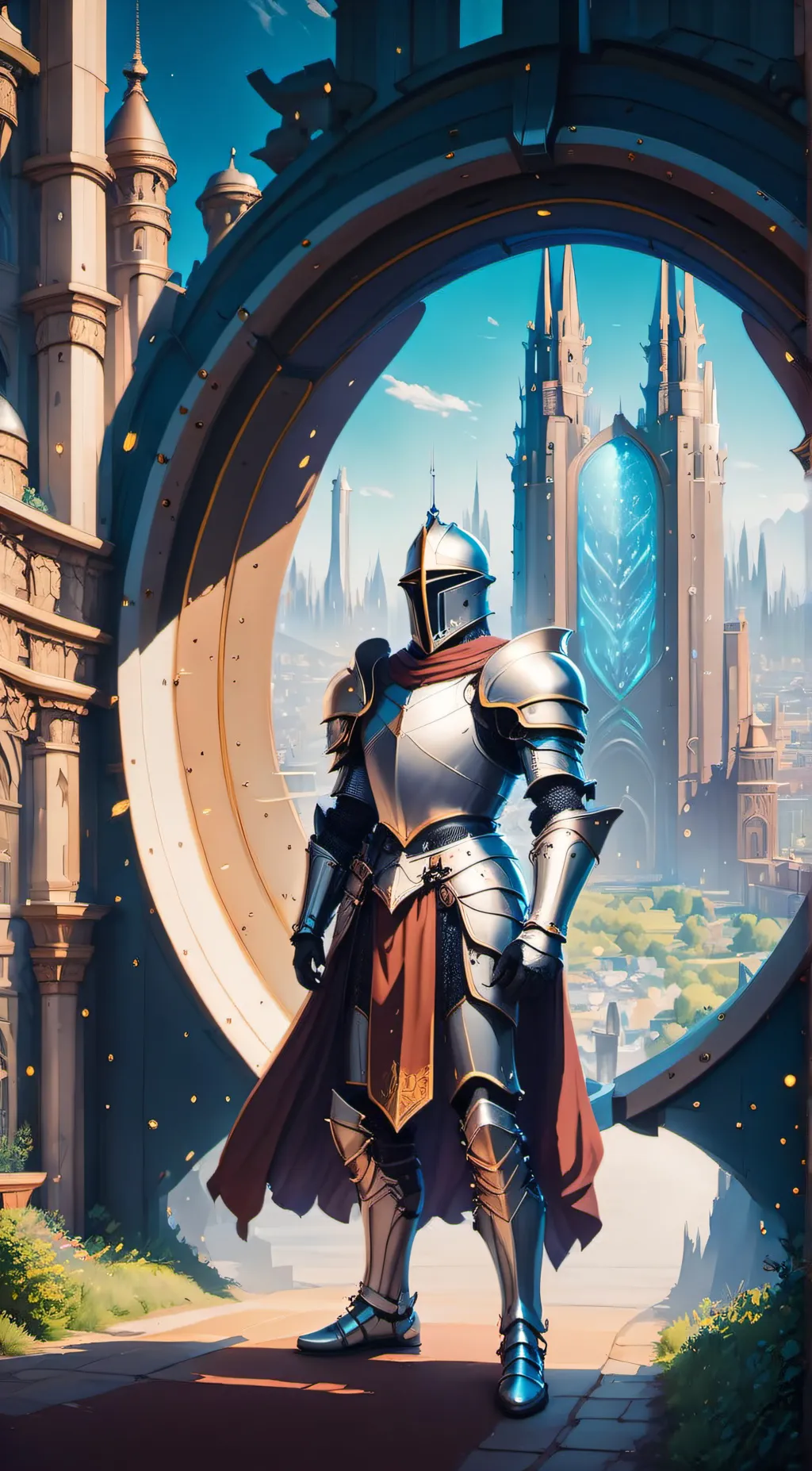 ai character: Future Knight background