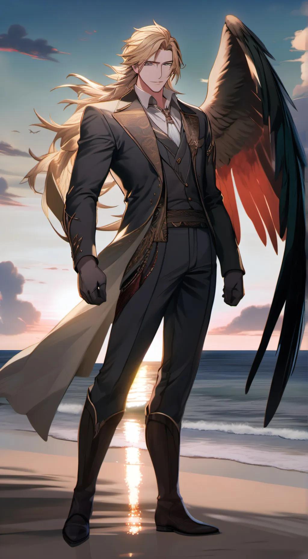 ai character: Keigo/hawks background