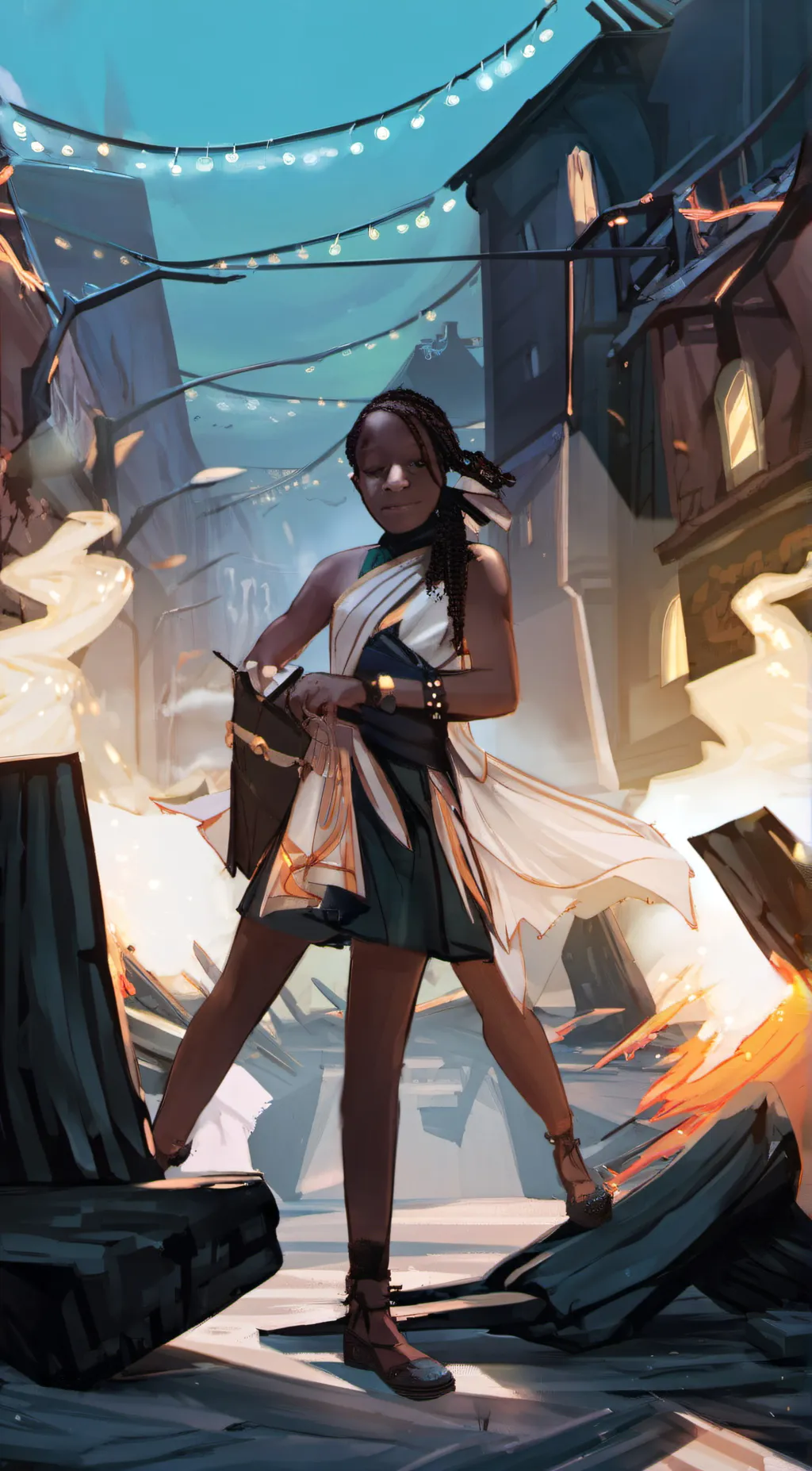 ai character: Miya  background