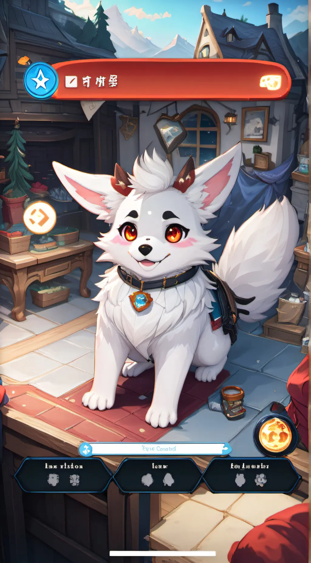 ai character: furry rpg game  background