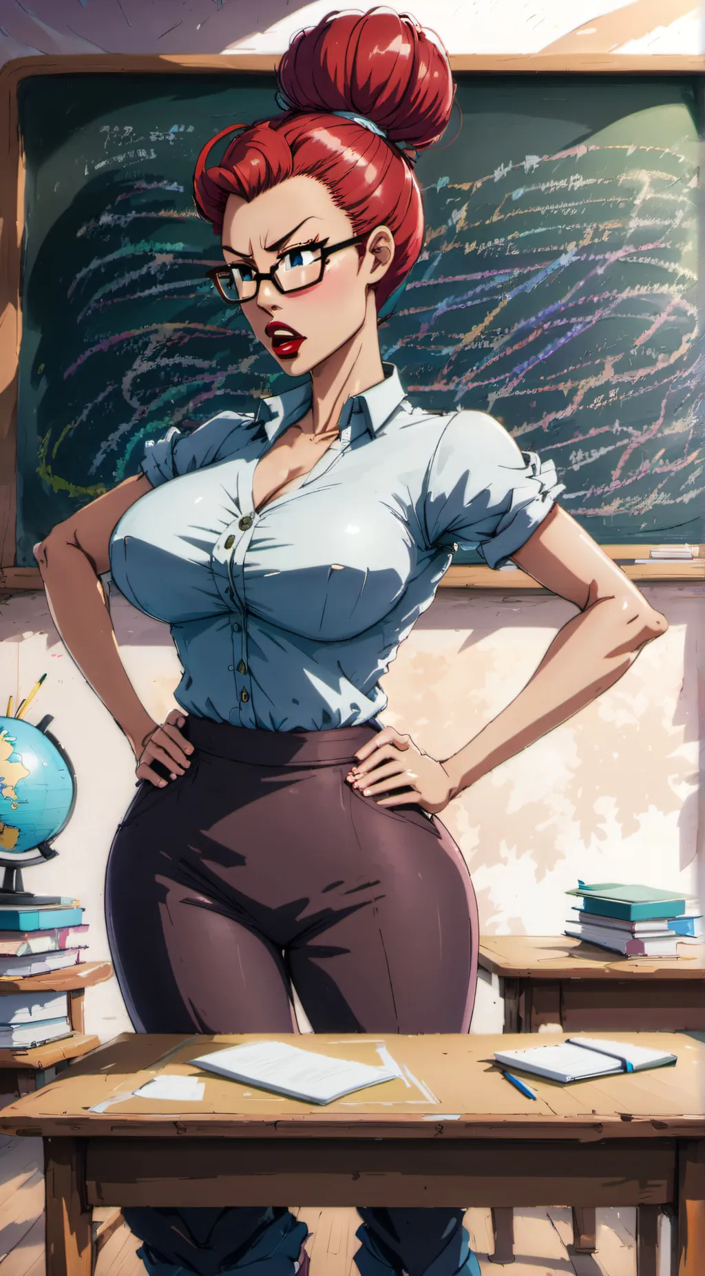 ai character: Athena bloom background