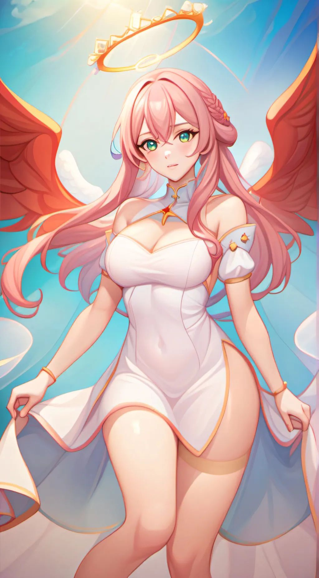 ai character: Lushy background