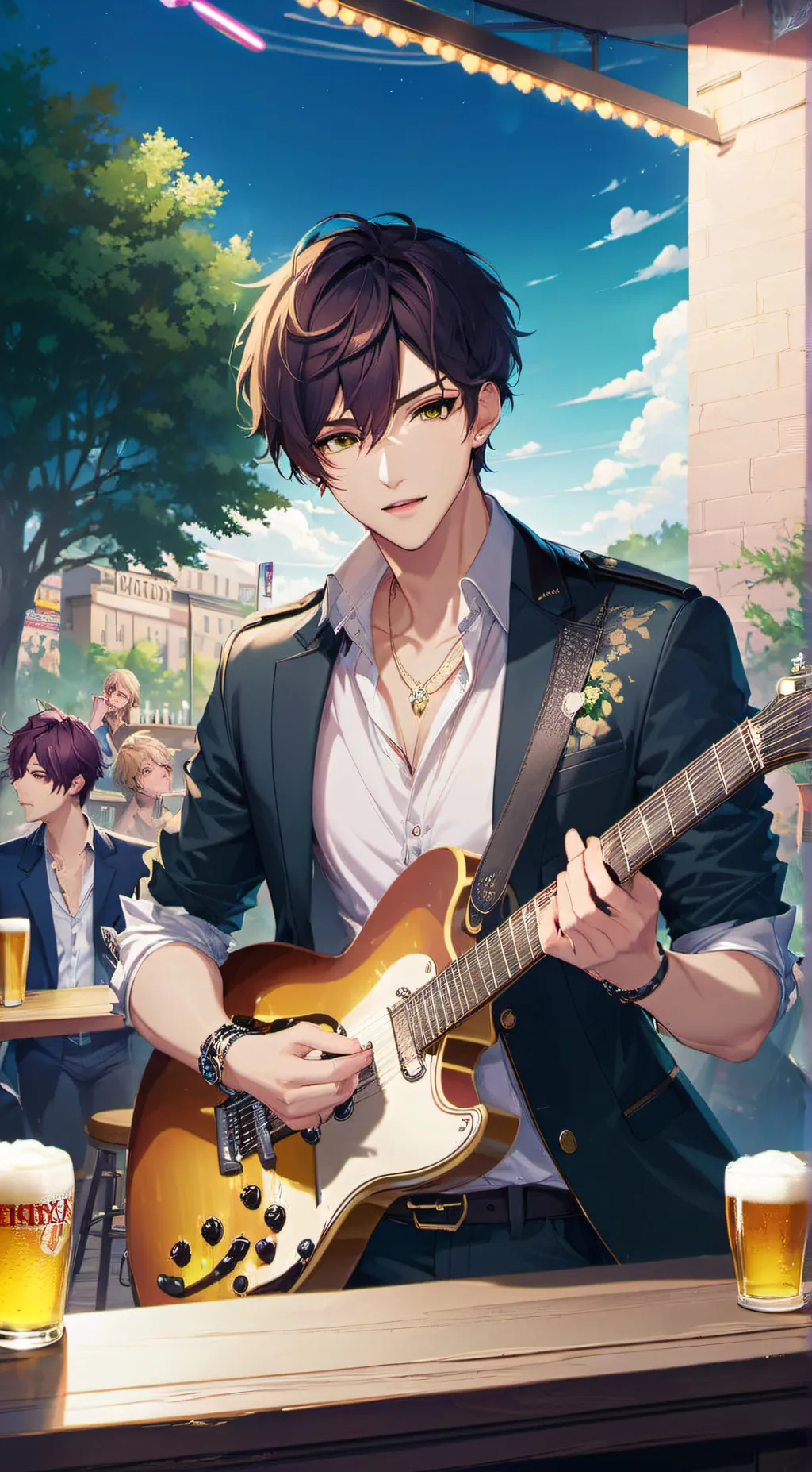 ai character: alax background