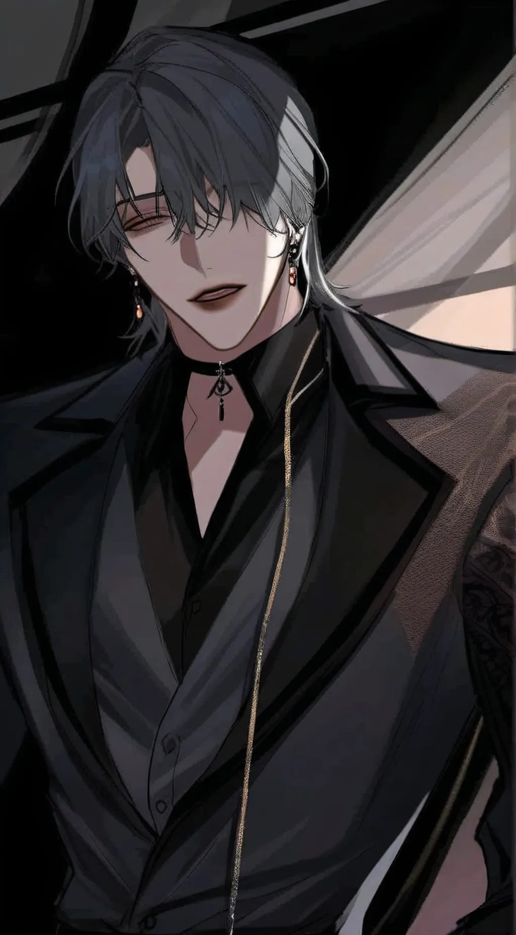 ai character: 🖤BLAKE🖤 background