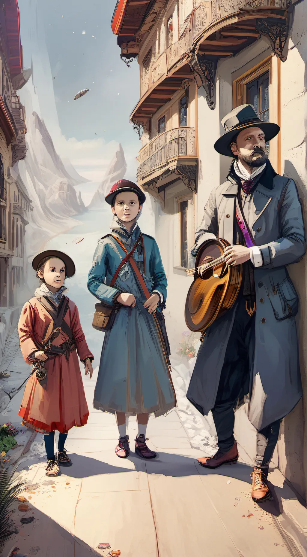 ai character: Jake pitman  background