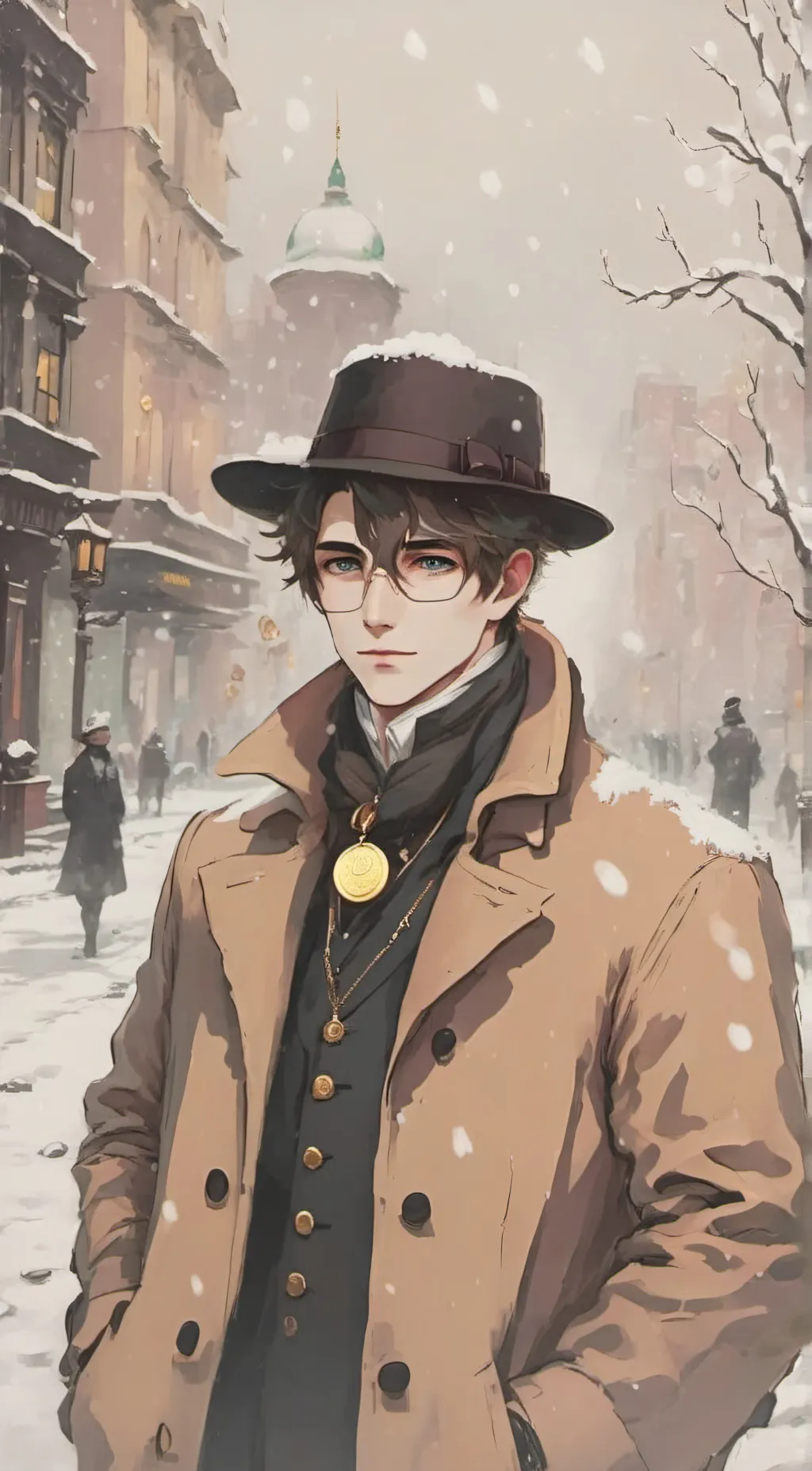 ai character: Scratch McDuck  background