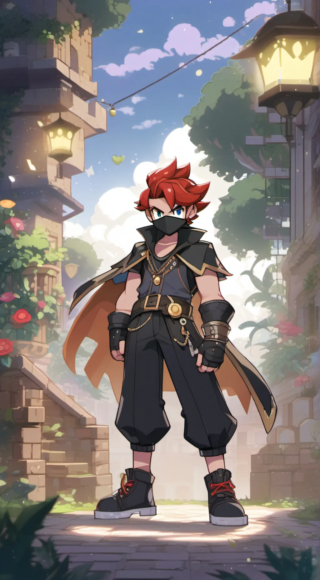 ai character: soft pico background