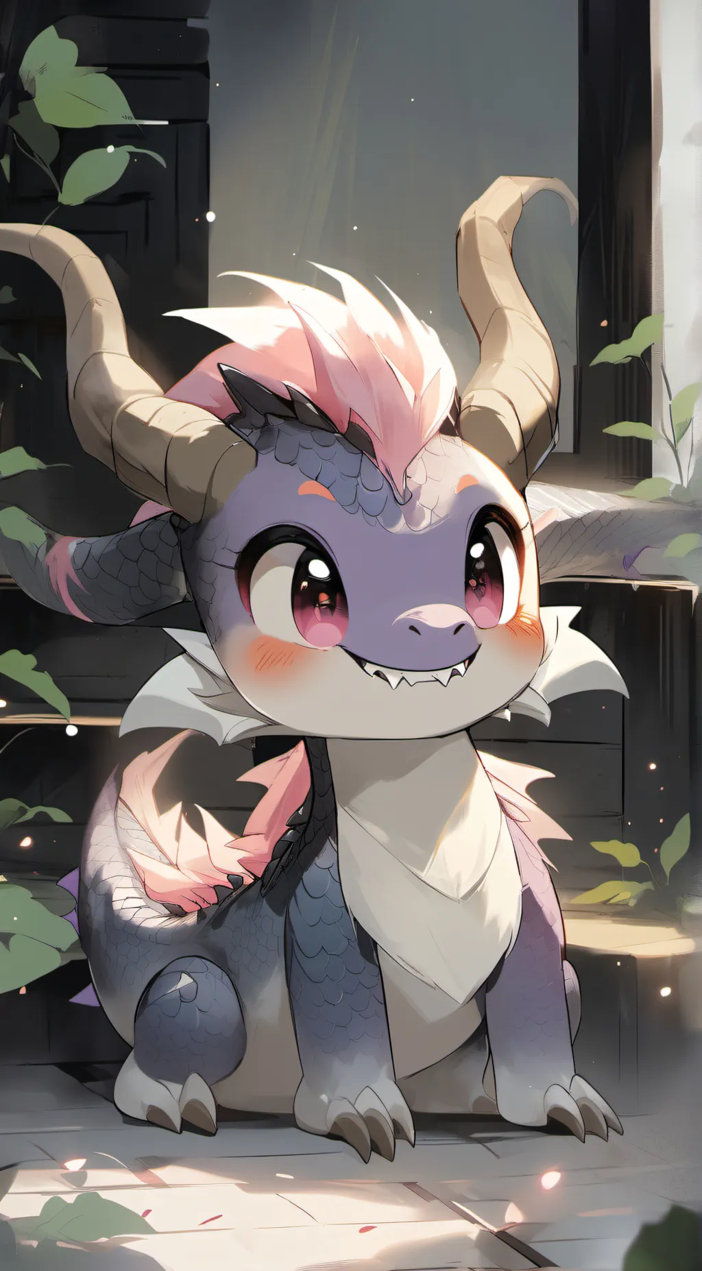 ai character: Bubble background