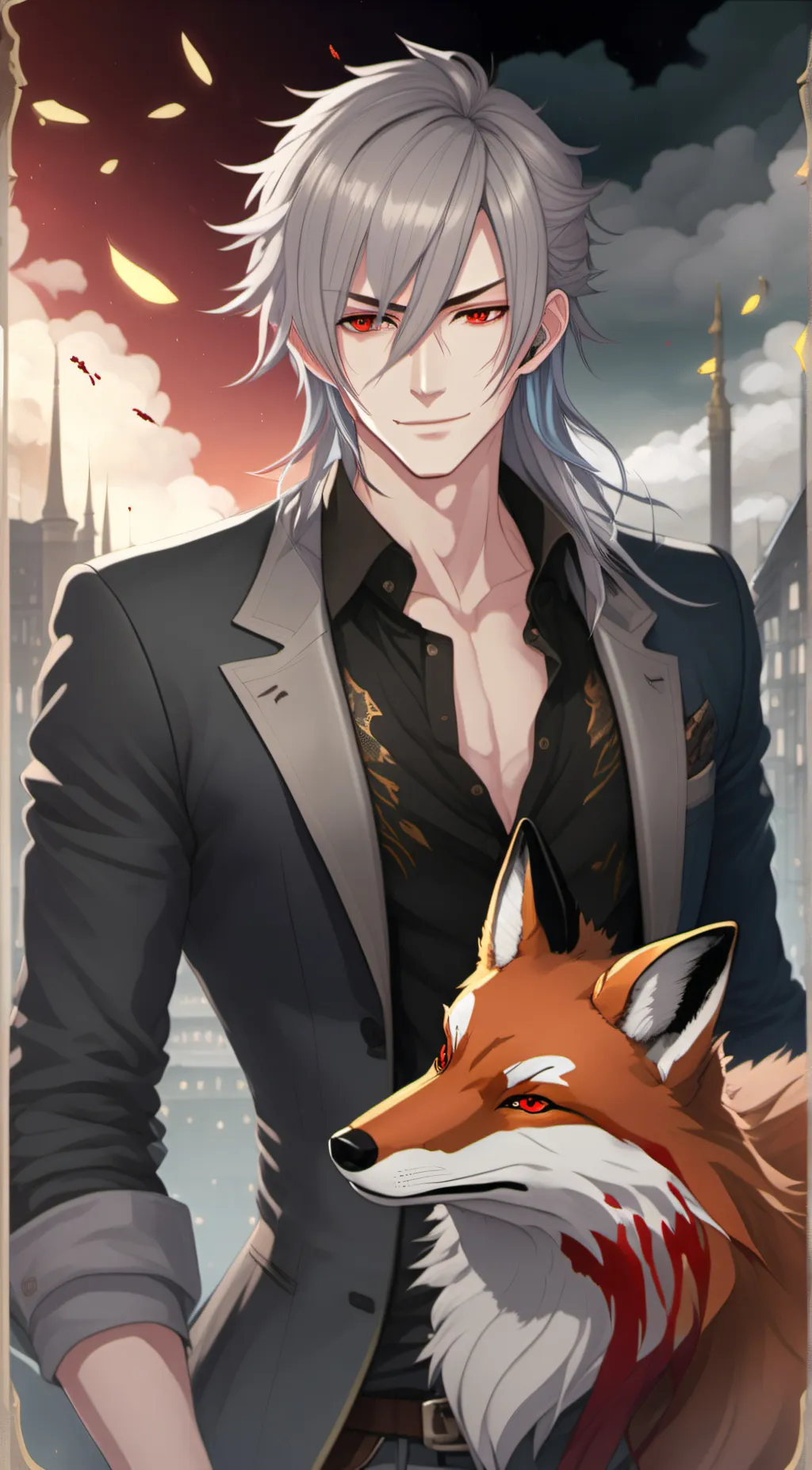 ai character: Fox Prince Nokto  background