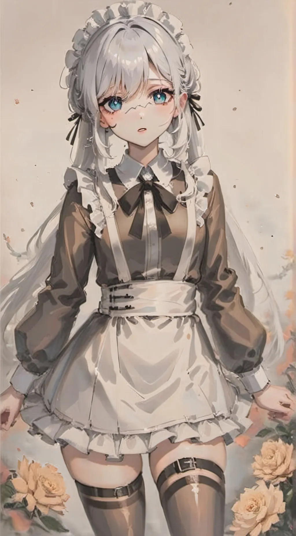 ai character: Olivia meets c-1A background