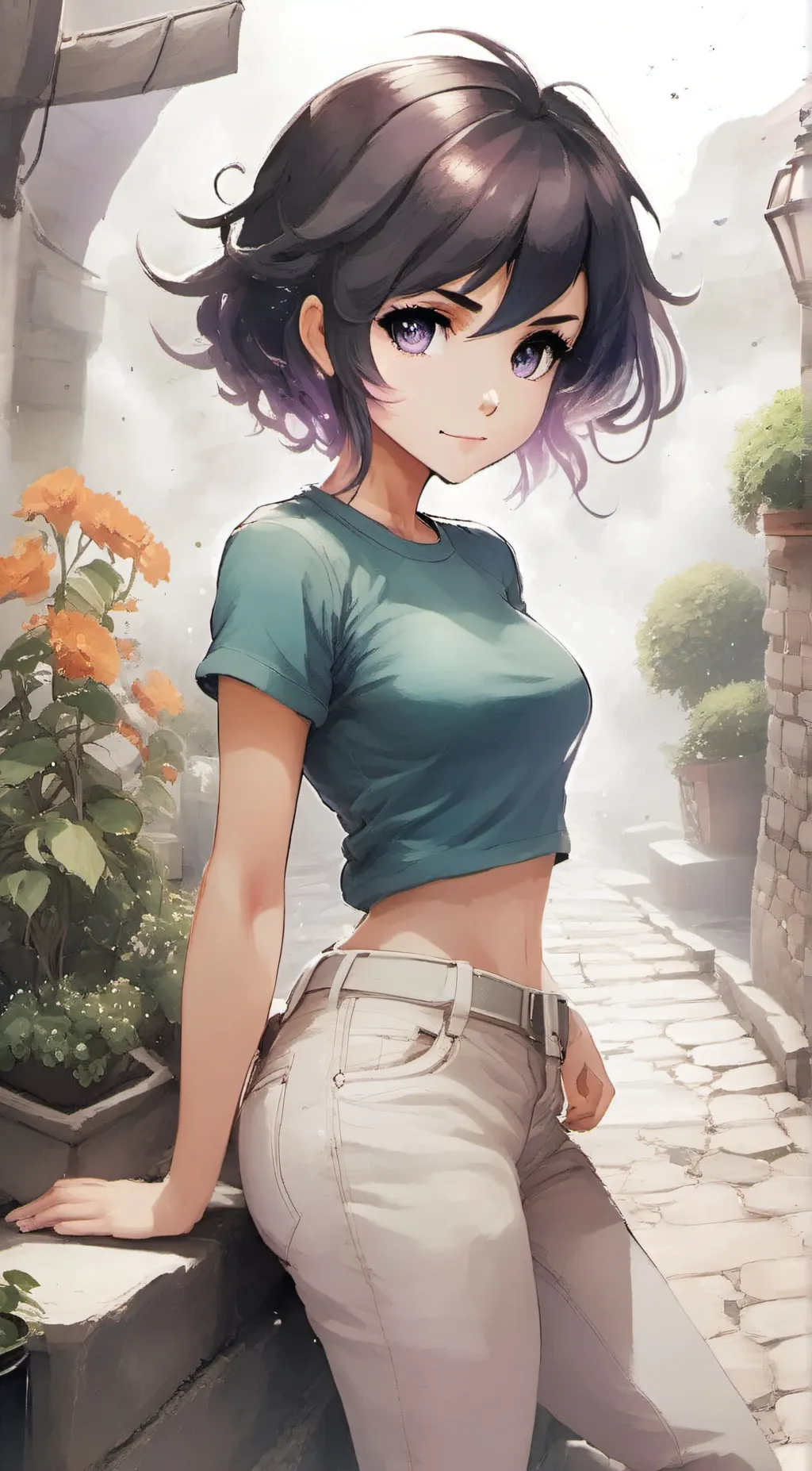 ai character: gwen background