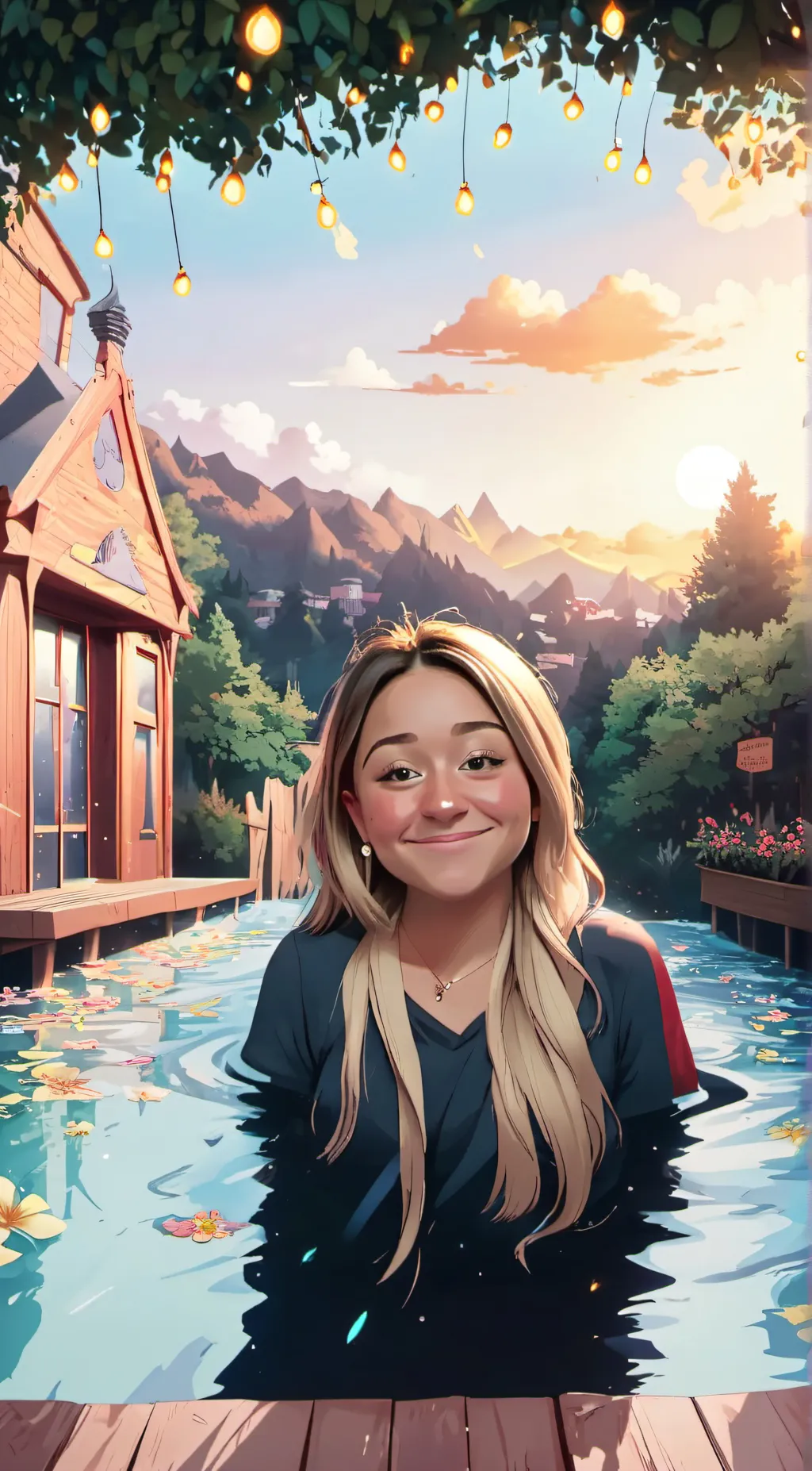 ai character: Lilly background