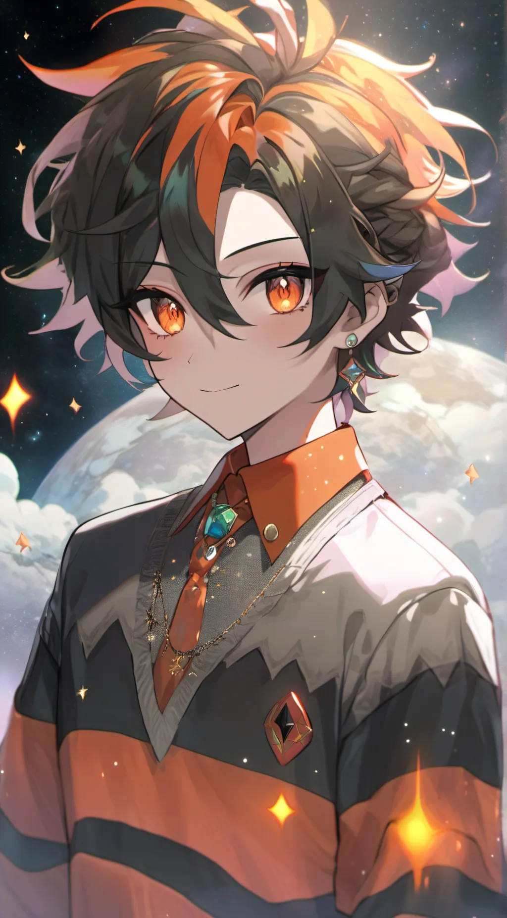 ai character: Lorenzo  background