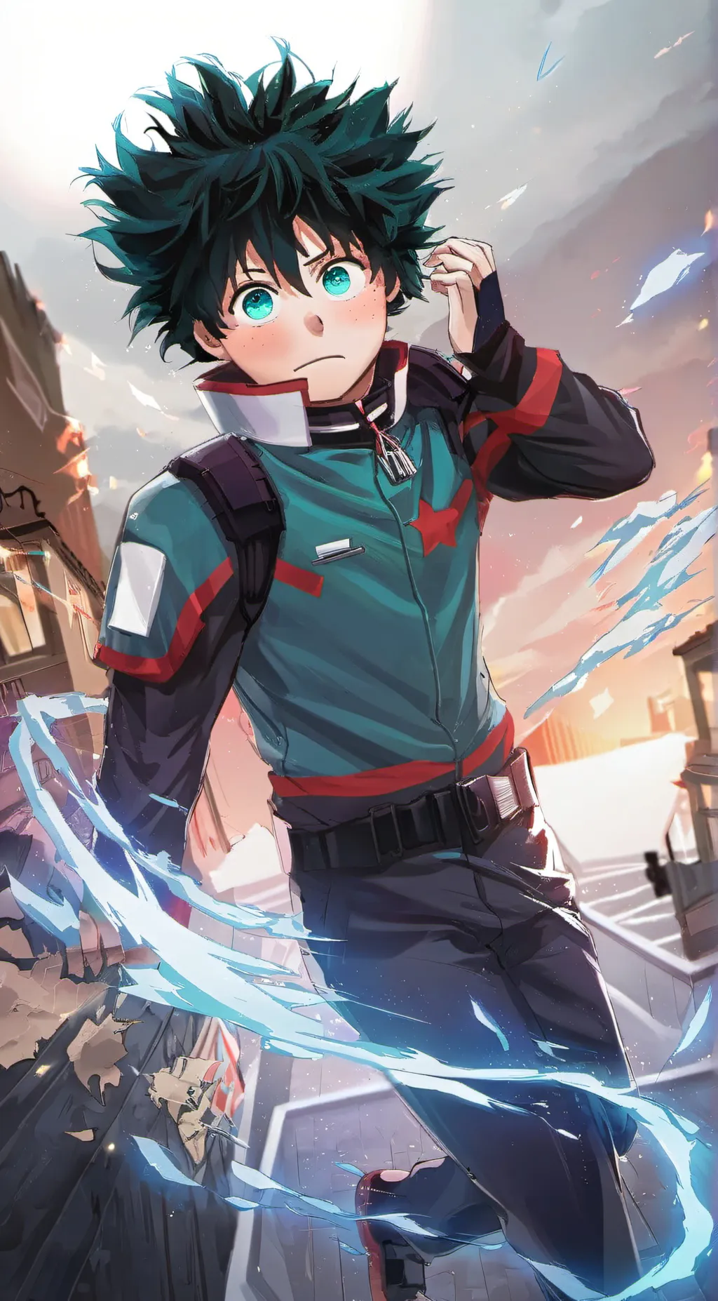 ai character: Deku background