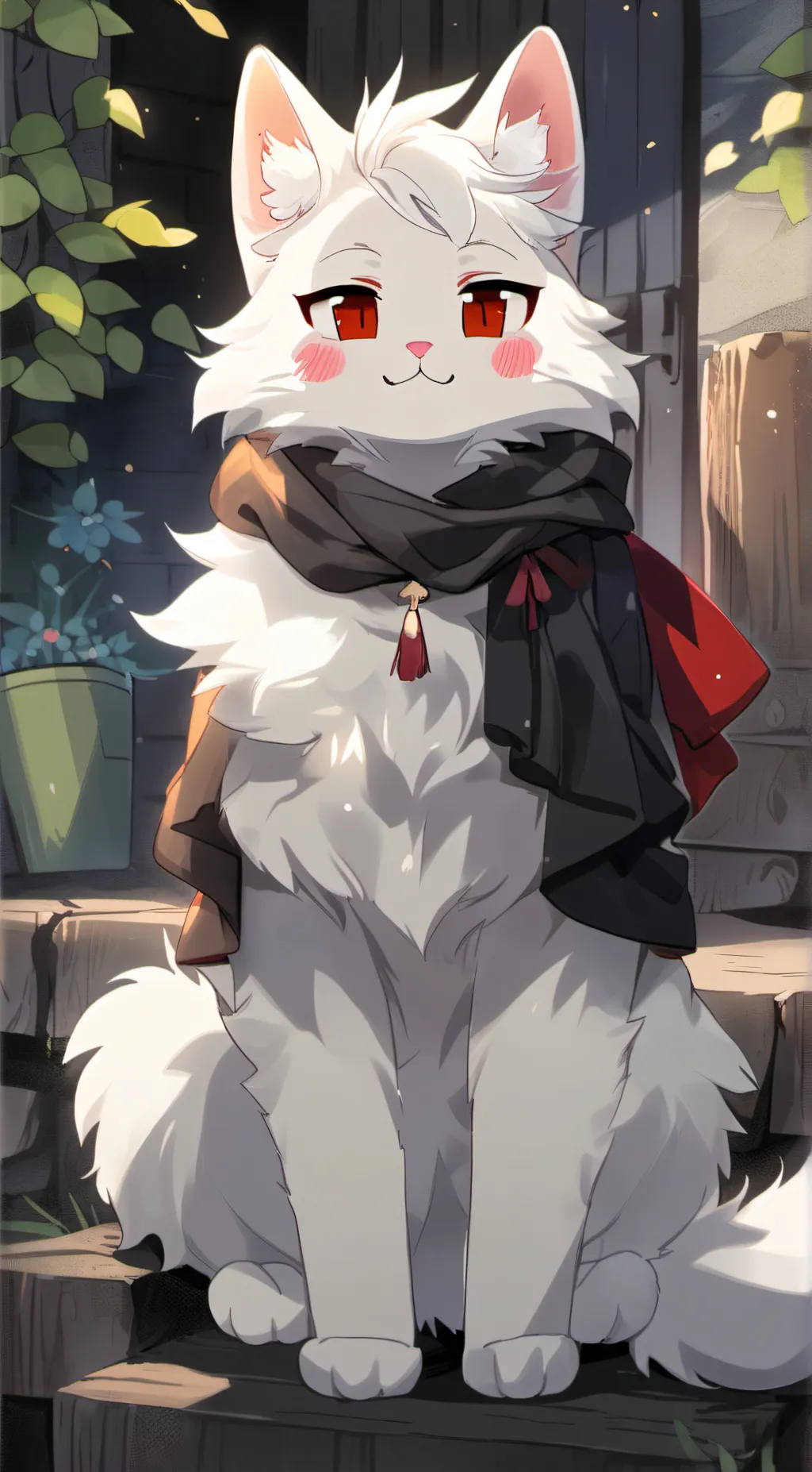 ai character: Boykisser background