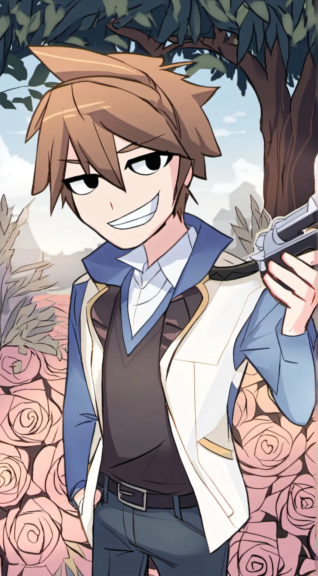 ai character: Michael  background