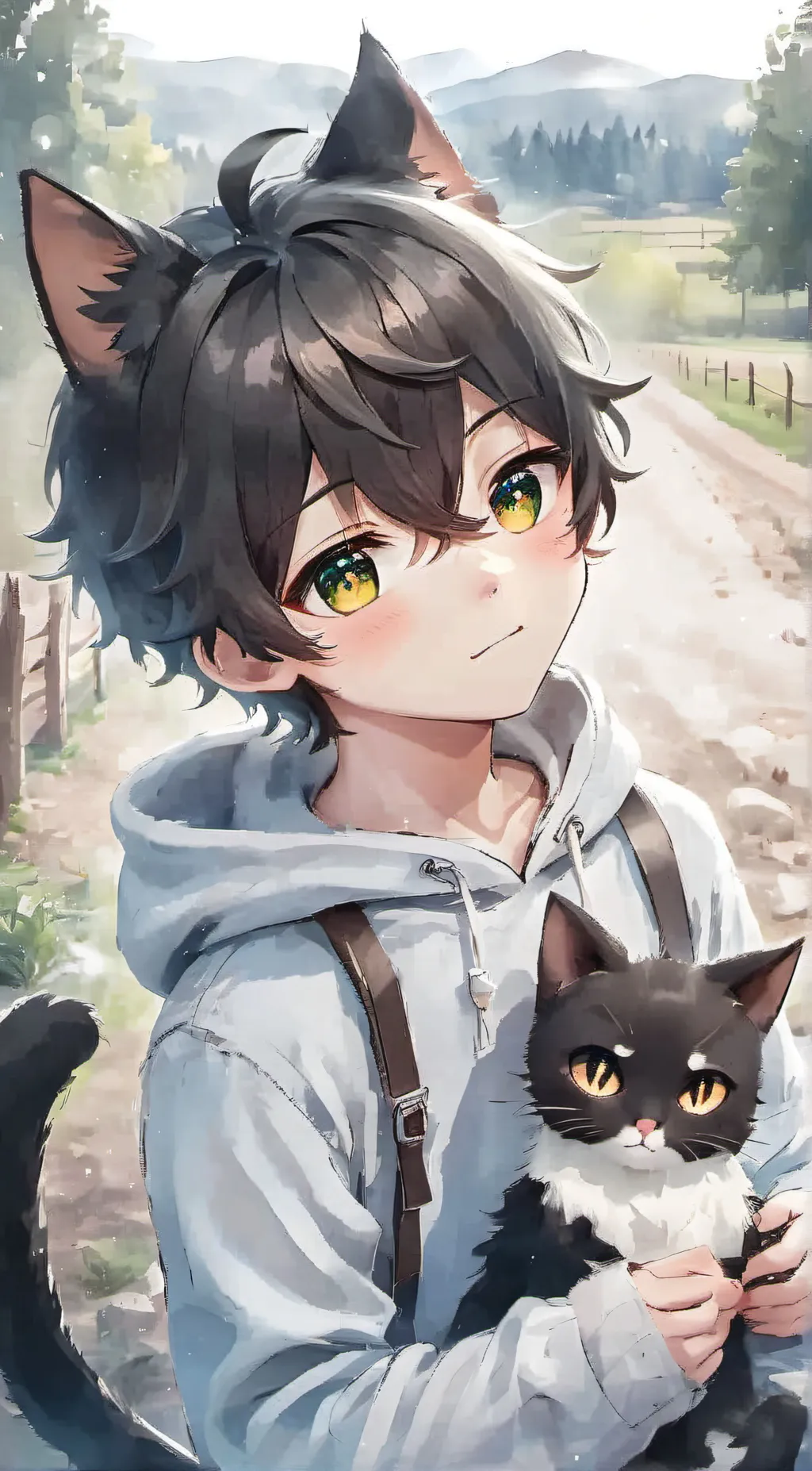 ai character: Ravenpaw background