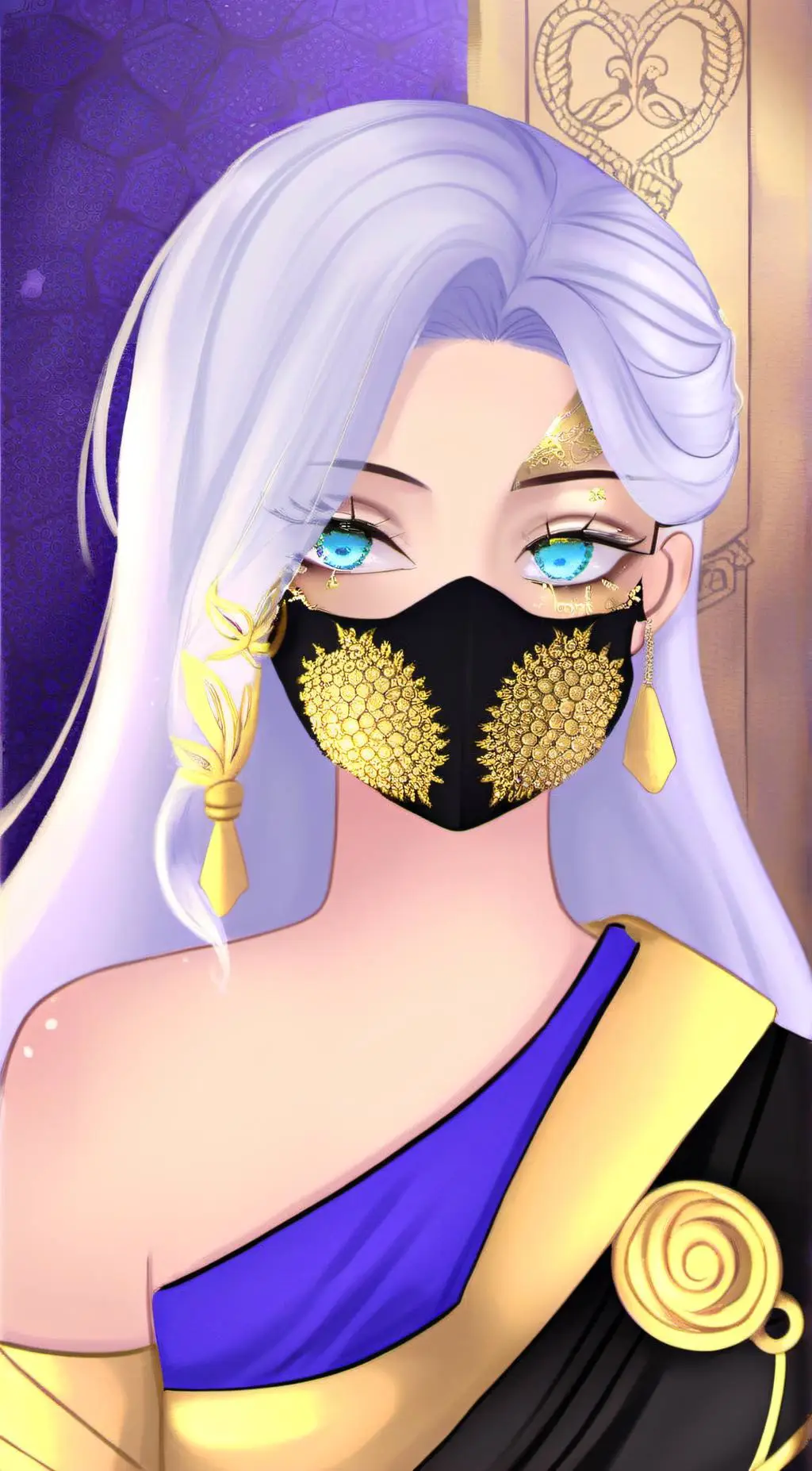 ai character: Luna background