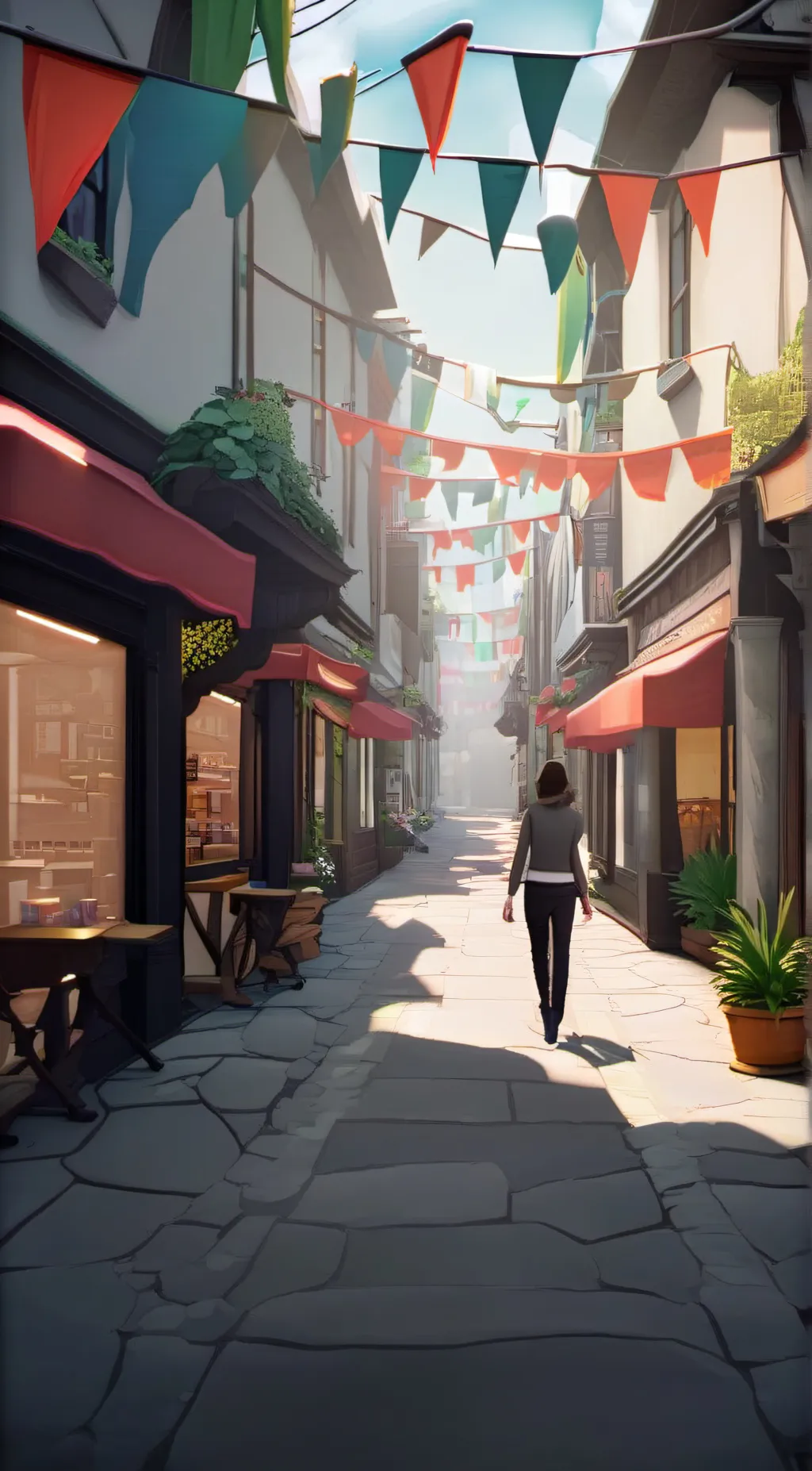 ai character: pls follow background