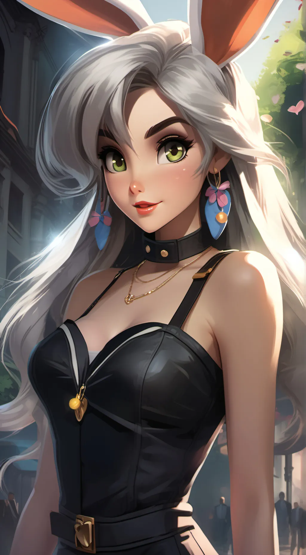 ai character: Lola Bunny background