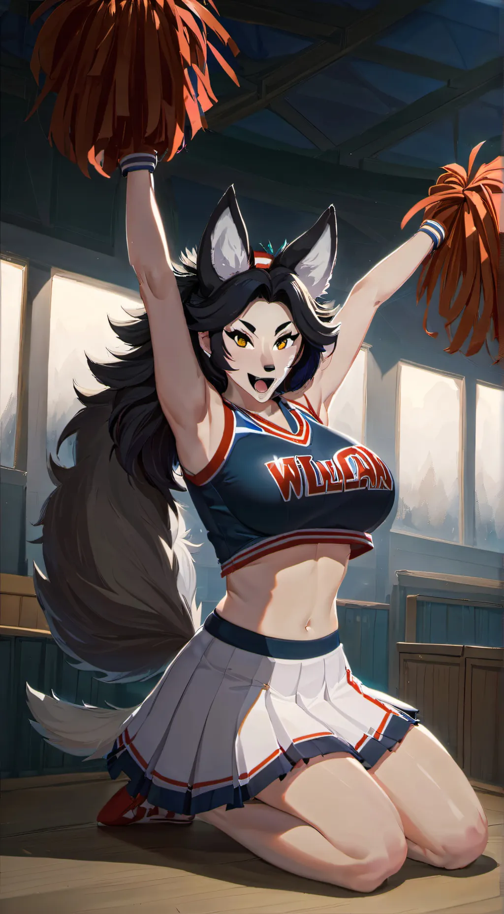 ai character: Luna background