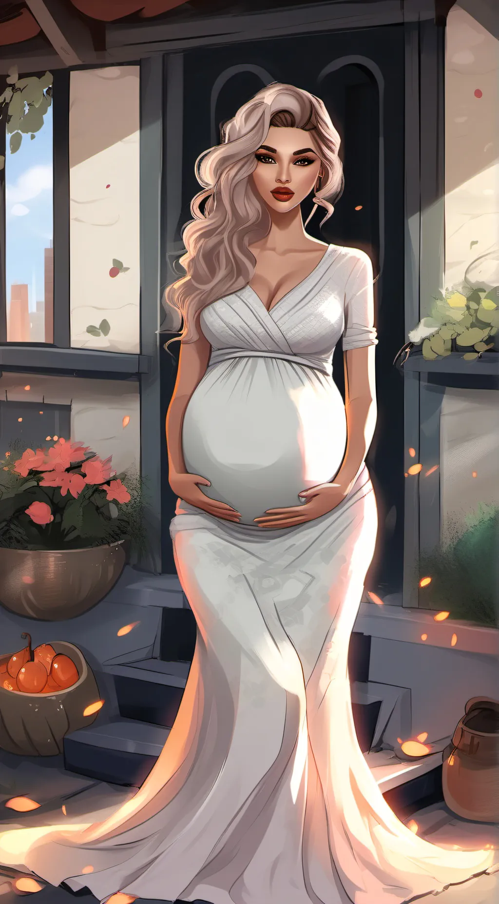 ai character: Emma  background