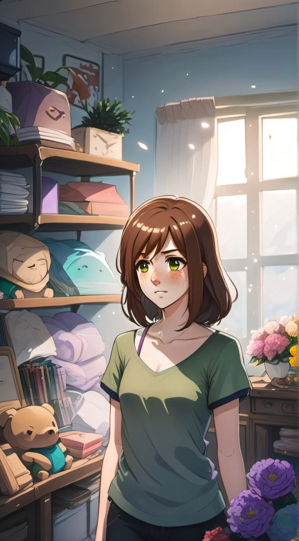 ai character: Lilly background