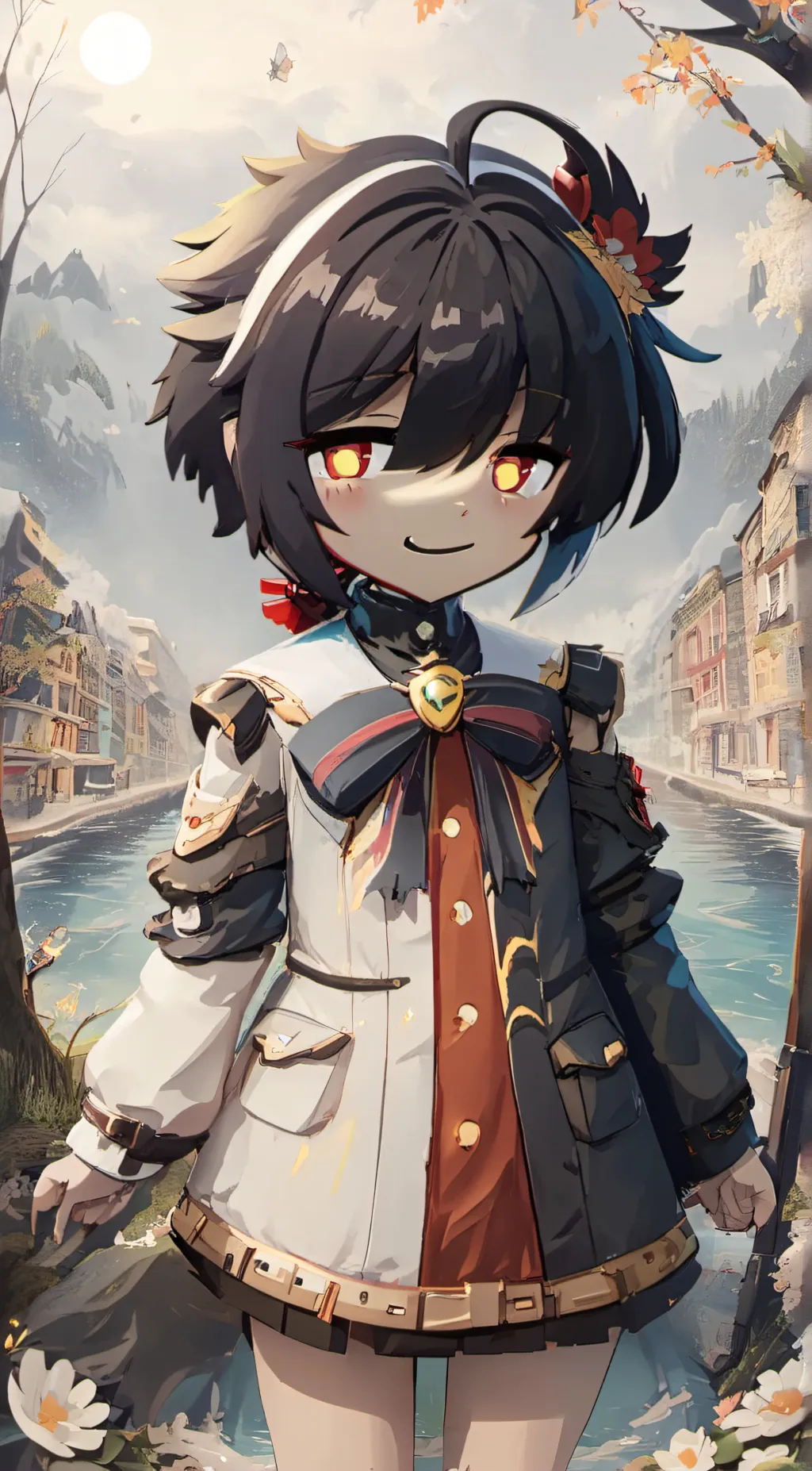 ai character: Kitsu background