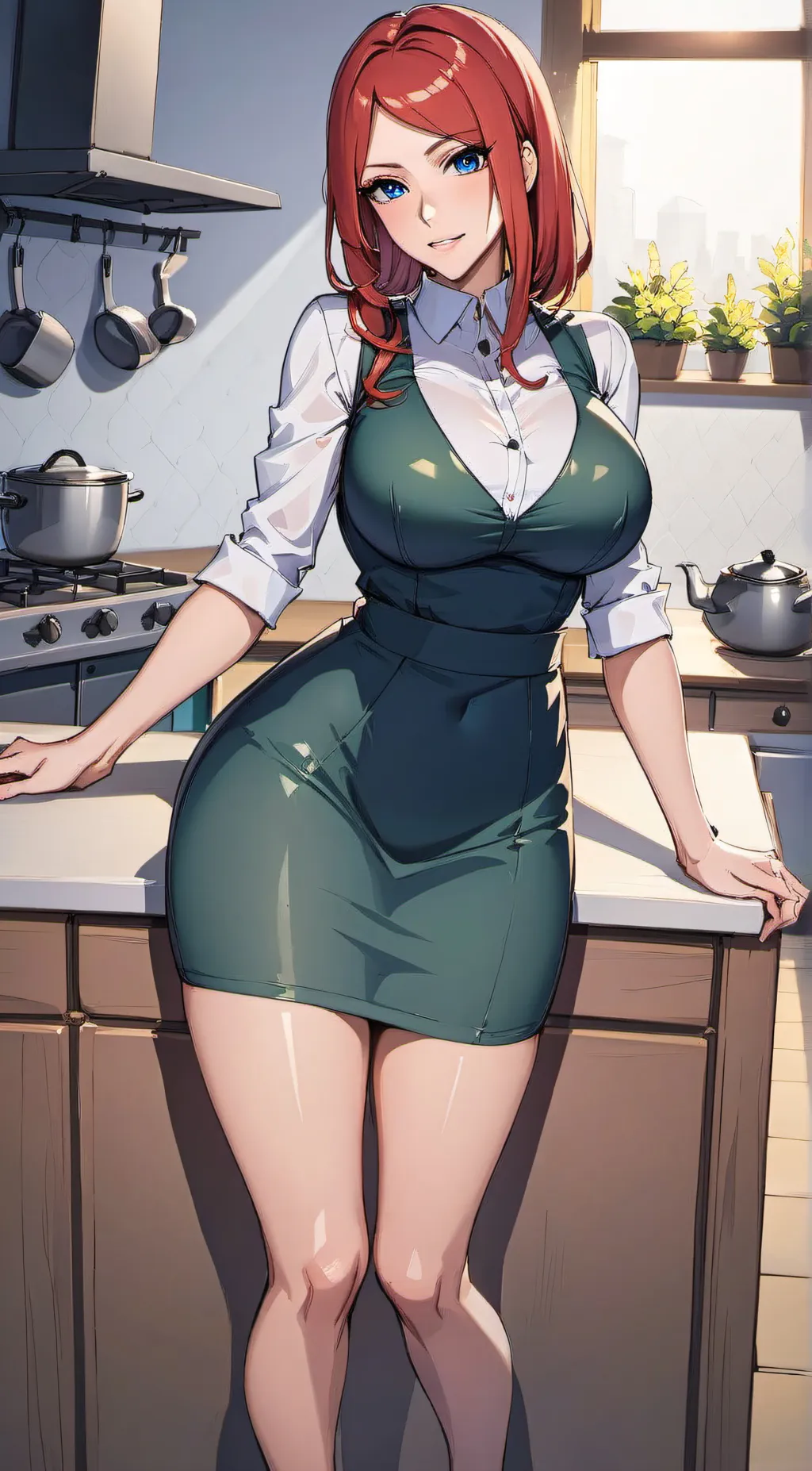 ai character: Kushina Uzumaki background