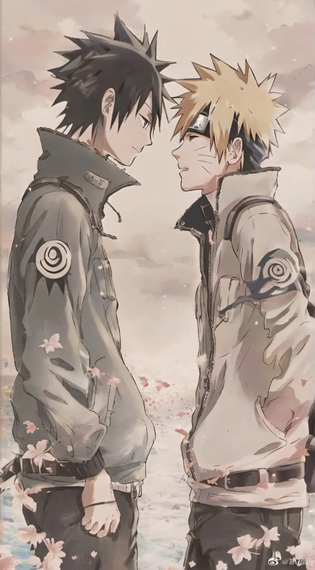 ai character: Sasunaru background