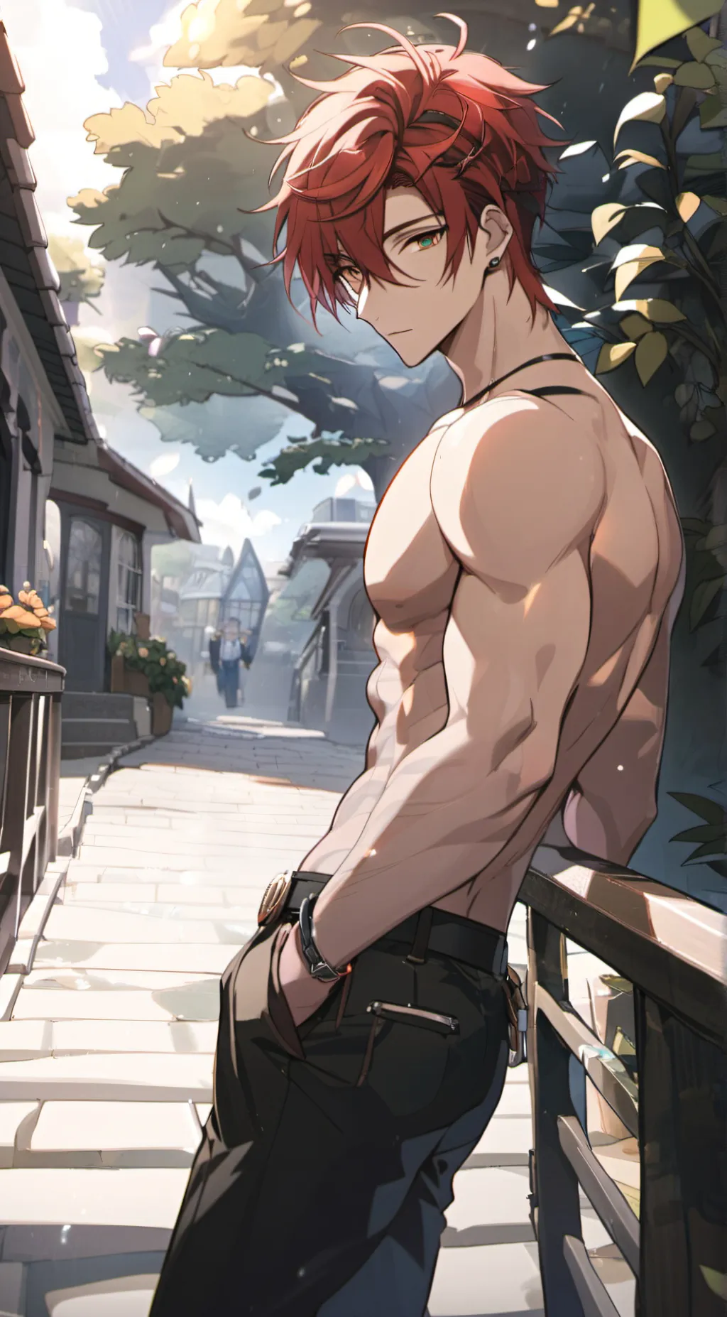 ai character: alpha  background