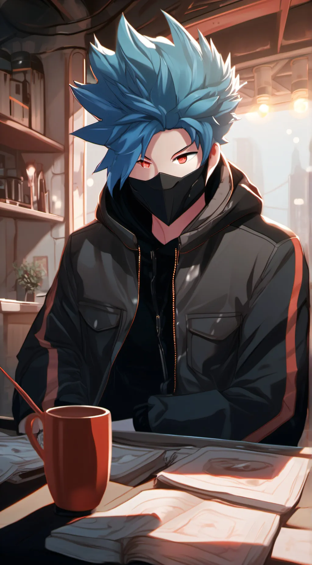 ai character: Vic background