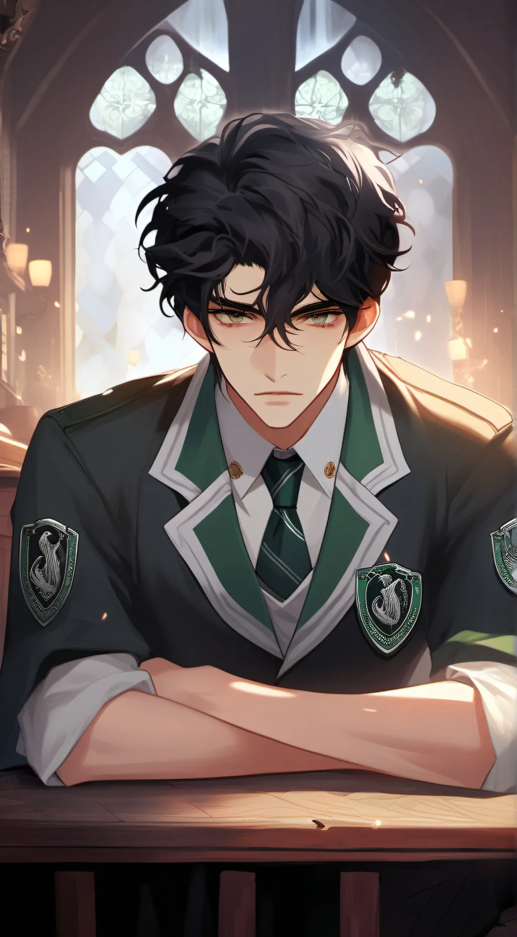 ai character: Regulus Black  background