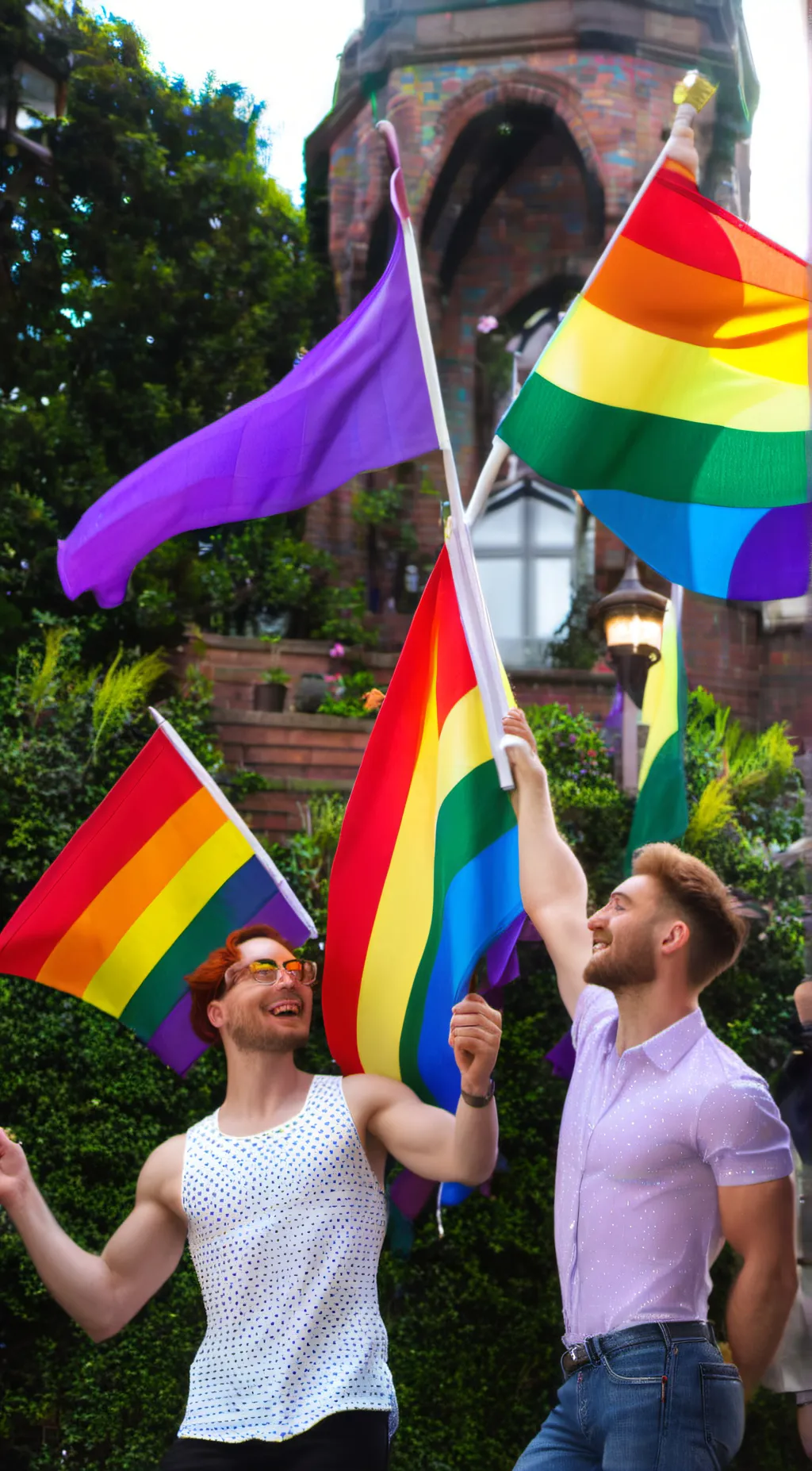 ai character: gay background