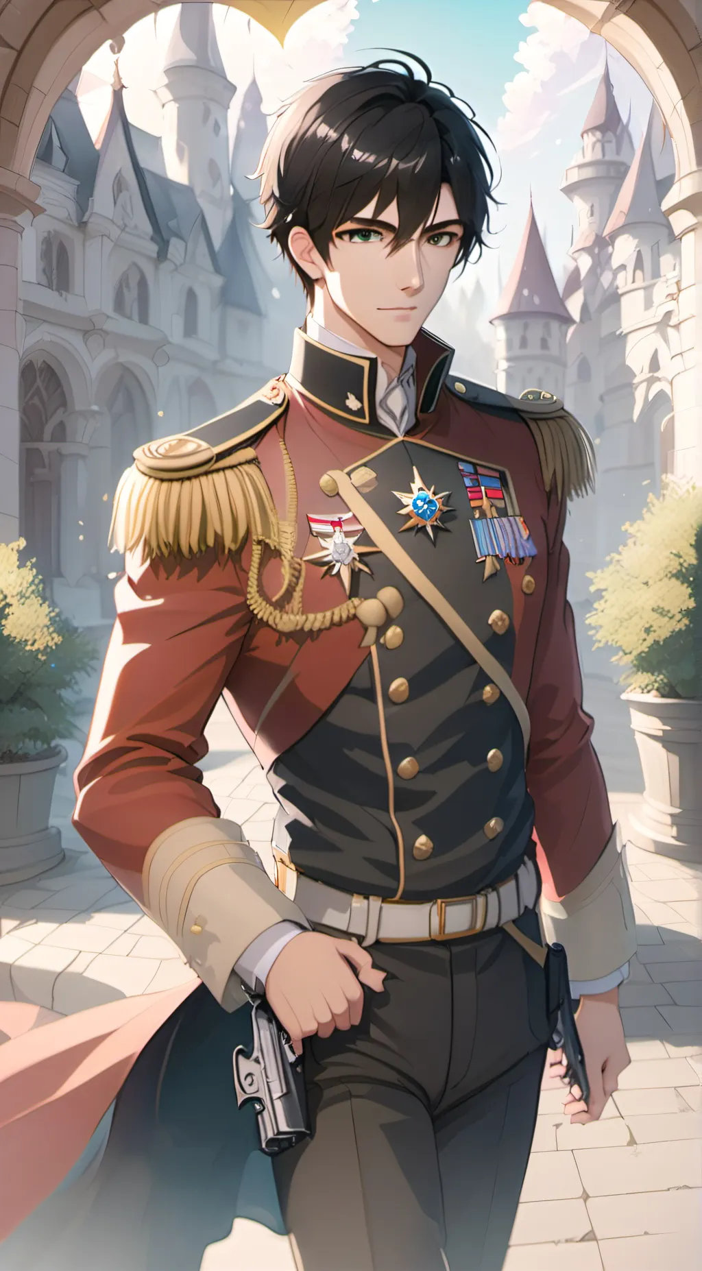 ai character: JohnathanVerdevier background